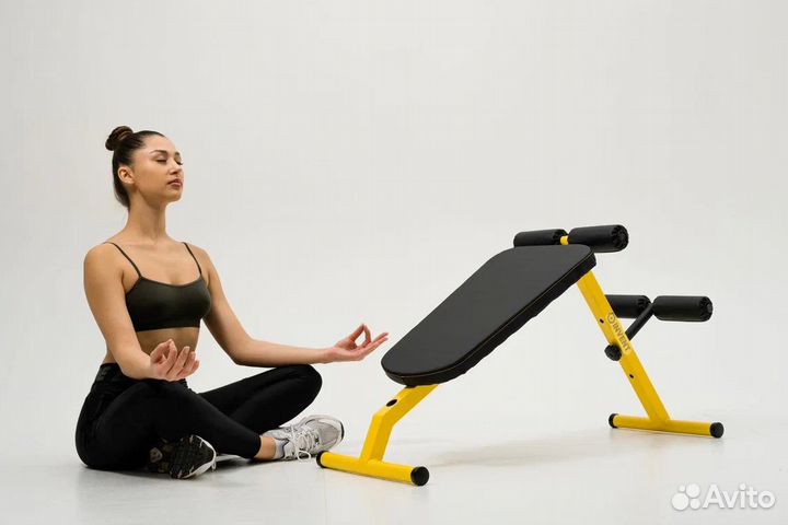 Лавка складная для пресса спины регулируемая 150кг