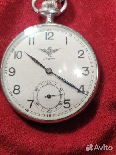 Карманные часы stowa (знак железной дороги) редкие