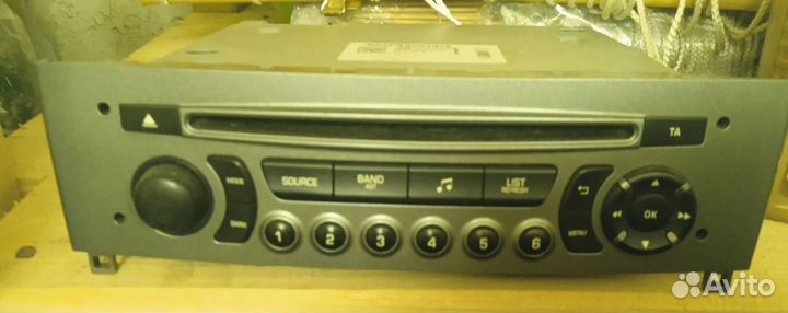 Штатная автомагнитола пежо 408/308