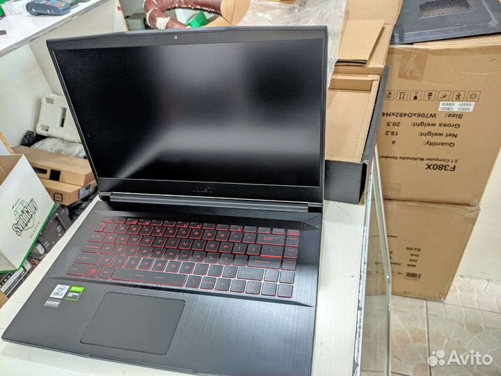 Новый игровой ноутбук msi gf63 thin 10scxr