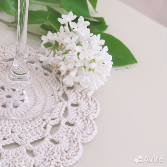Вязаные салфетки, салфетки для сервировки