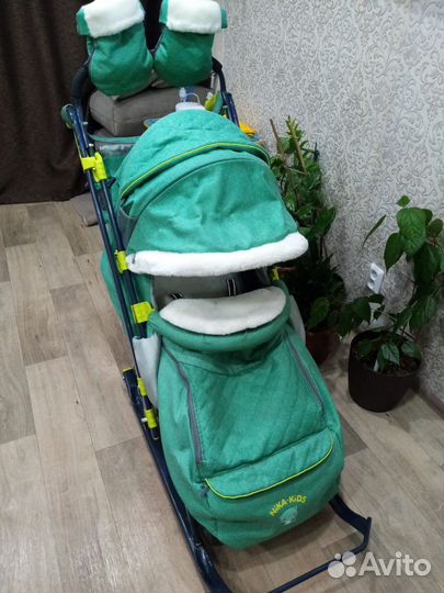 Детские санки коляска
