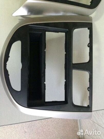 Рамка под однодиновую магнитолу Хундай Солярис