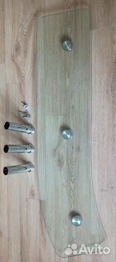 Полка стеклянная. Новая