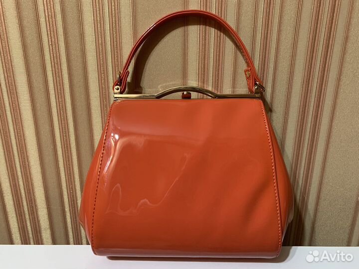 Сумка женская коралловая