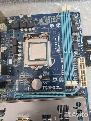 Мать 1155+процессор i5 3470+16gb озу