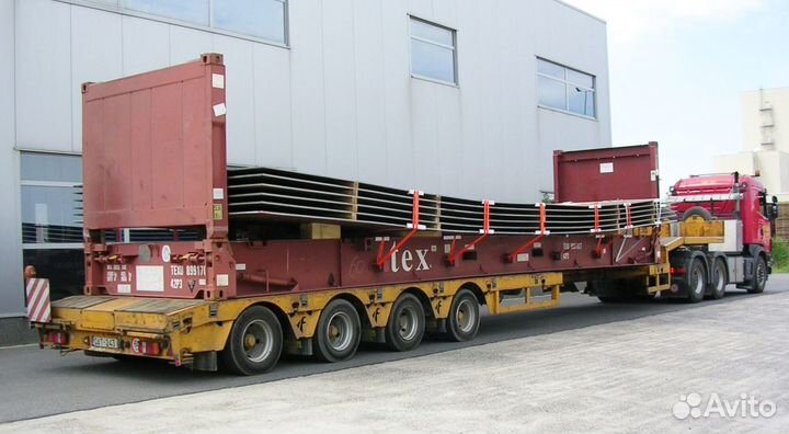 Грузоперевозки тралом негабаритных грузов