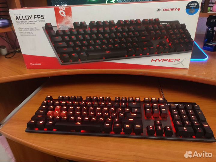 Игровая клавиатура hyper x alloy fps