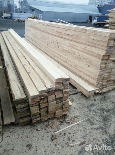 Доска обрезная 200х50x3м от производителя 1 сорт