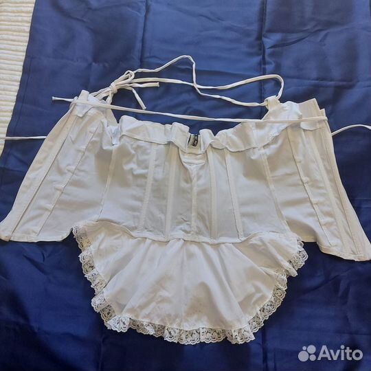 Топ корсет белый