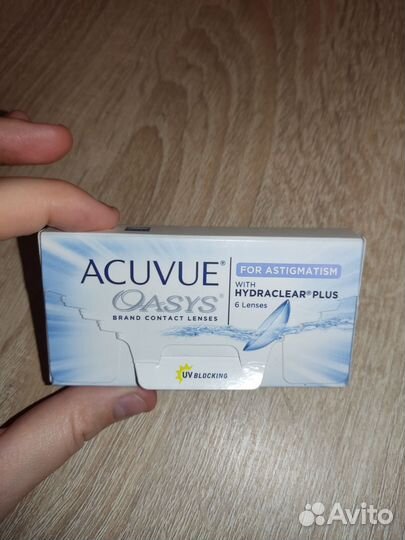 Линзы acuvue oasys for astigmatism
