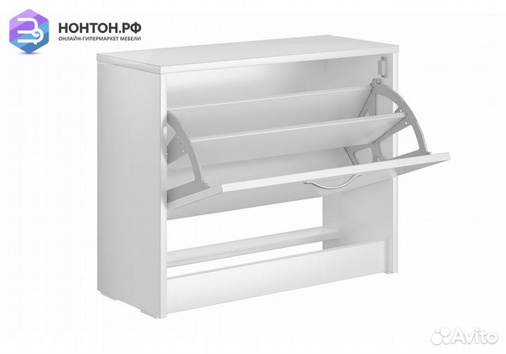 Тумба для обуви Орион 1 ячейка белая