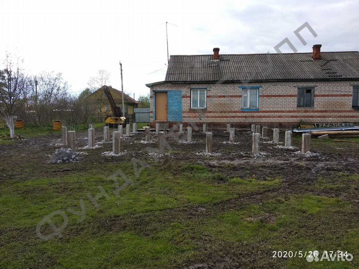 Жб сваи. Фундамент на жб сваях под ключ