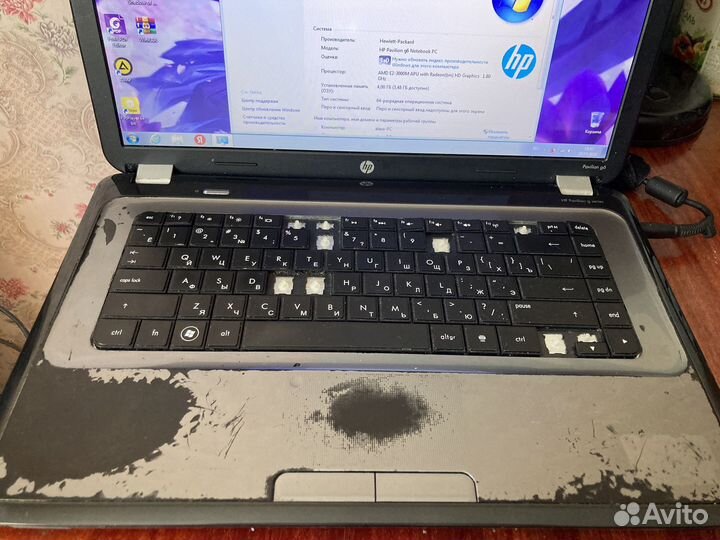 Ноутбук hp pavilion g6