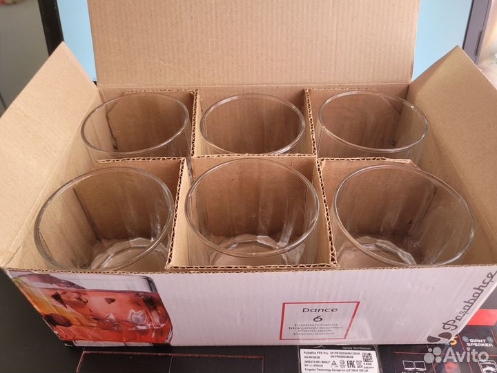 Набор 6 Стаканов Для Виски