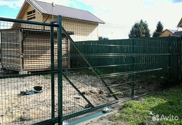 Забор сетка 3д