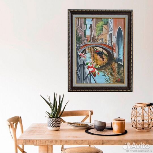 Картина масло холст 40-50 Венеция Италия