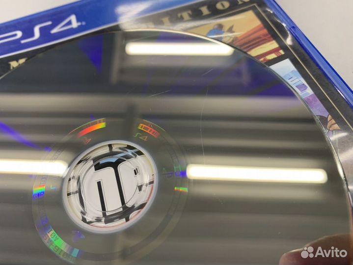 Диск Sony Playstation 4 GTA V (царапины)