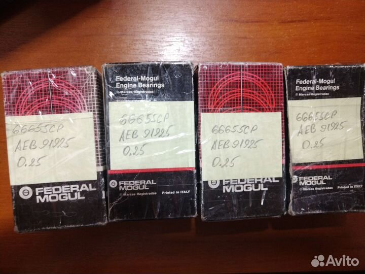 Коренные вкладыши VM motori 0.25 первый ремонт