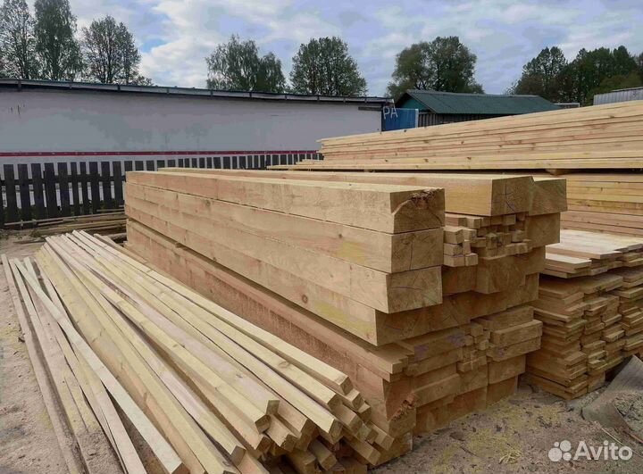 Брус обрезной 200х200х6000