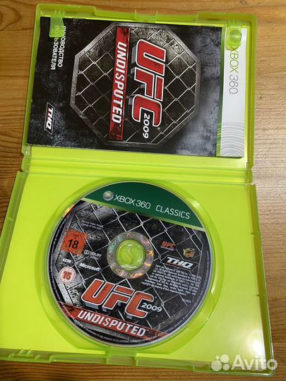 Игра для приставки xbox 360 UFC