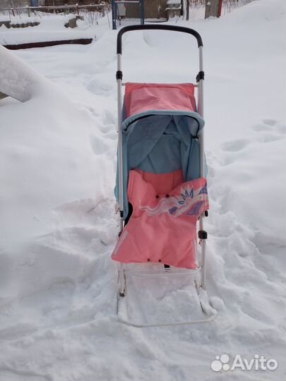 Коляска санки