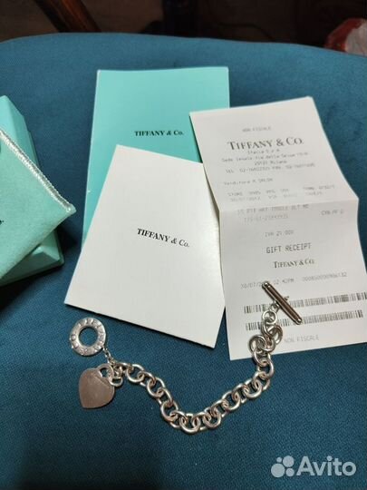 Tiffany & Co браслет, Toggle Heart, Оригинал