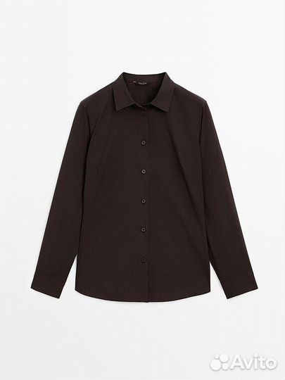 New Рубашка Massimo dutti стрейч M Испания