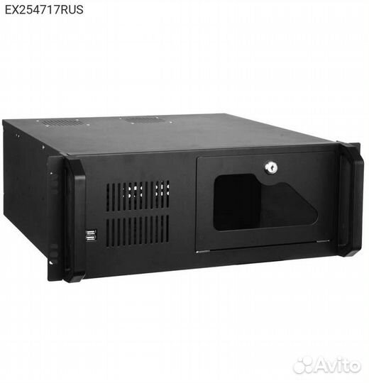 Корпус Exegate Pro 4U4020S Rack Без бп чёрный 4U