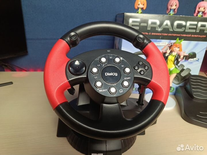 Игpовой руль Dialog GW-125VR E-Racer