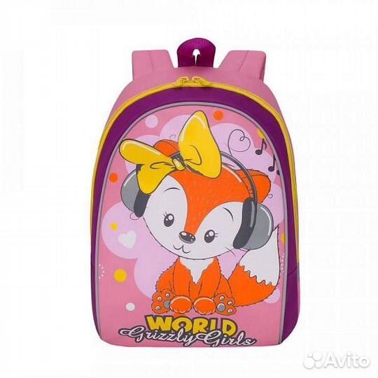 Рюкзак Grizzly RS-896-2 (1 розовый-лиловый)