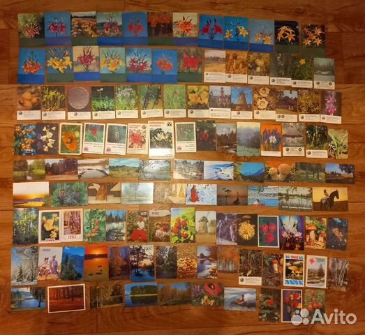 Календарики СССР