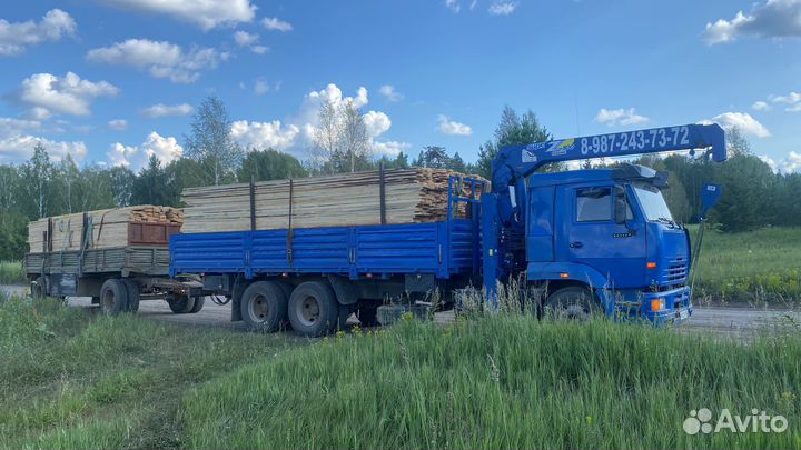 Услуги лесовоза с манипулятором