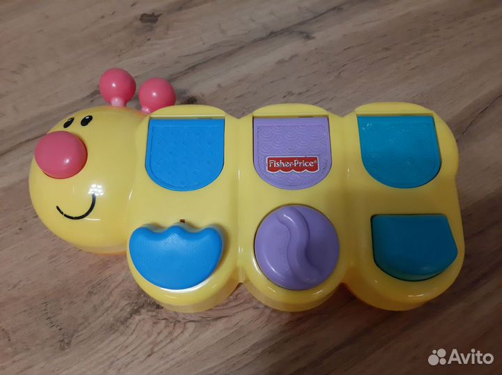 Гусеница обучающая развивпющая fisher price