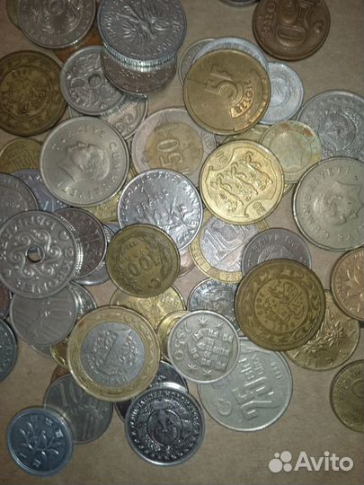 Иностранные монеты. Лот монет. Монеты мира