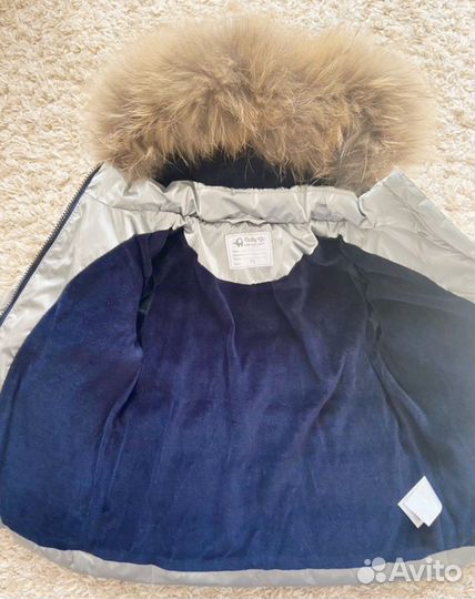 Пуховик для девочки 92