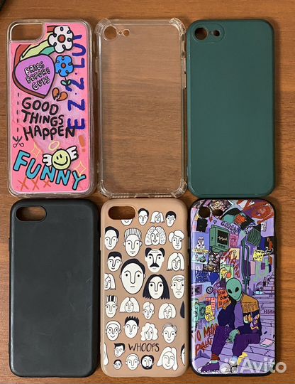 6 чехлов на iPhone 7/8/SE(2020)