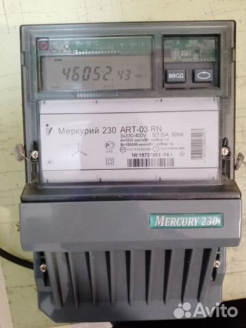 Электросчетчик 3 фазный трансформаторного вкл