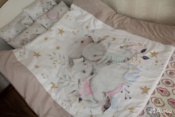 Одеялко в детскую кроватку новое