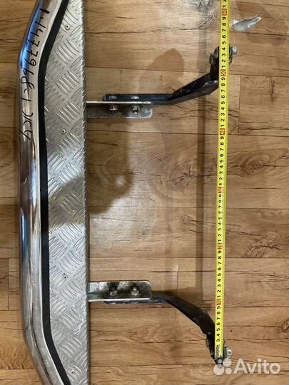 Защита заднего бампера на УАЗ Patriot