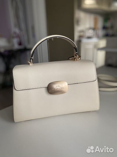 Сумка женская натуральная кожа coach