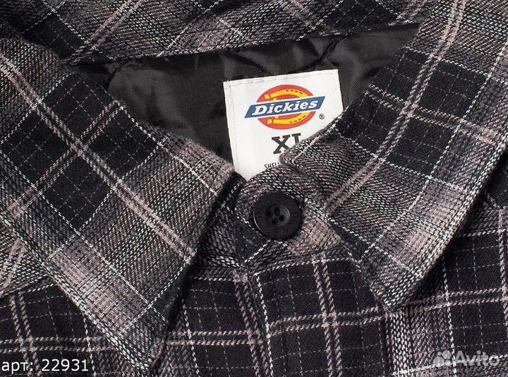 Рубашка Dickies shadow grey клетчатая