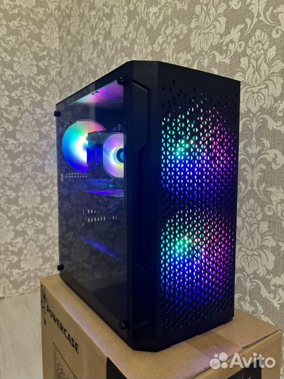 Игровой пк i3 12100f + RX5600XT
