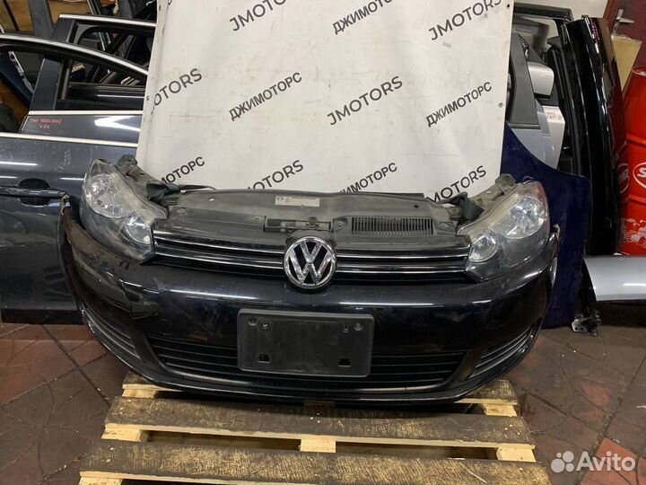 Ноускат Volkswagen Golf 6 галоген Гольф 6 чёрный