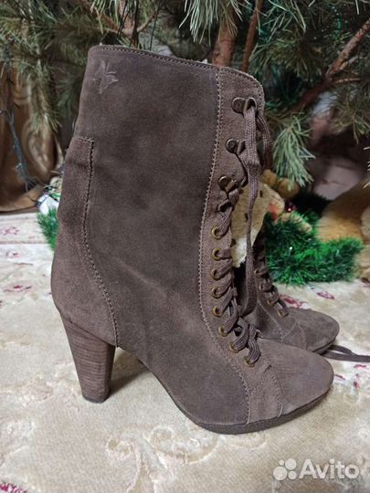 Замшевые ботильоны на шнуровке ф. Y.S.O