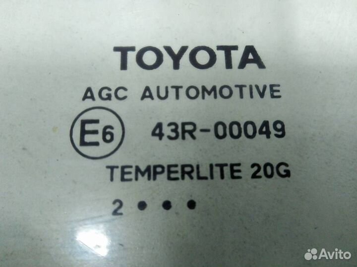 Стекло двери задней левой Toyota Camry V50 2011-20