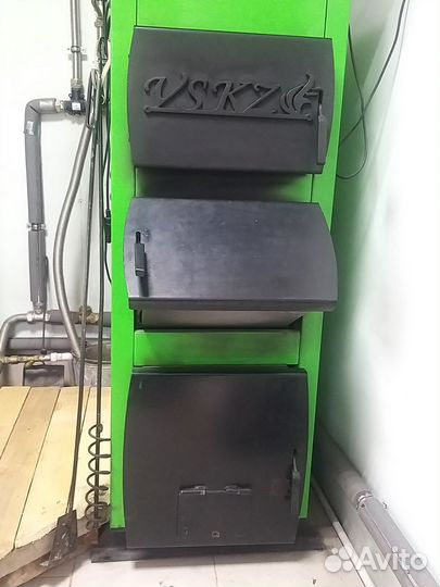 Твердотопливный котел полуавтомат 24кВт бу