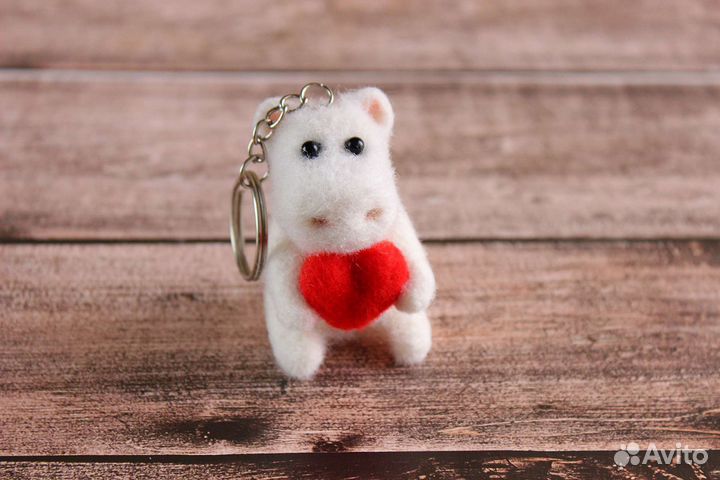 Мини бегемот 6см. Подарок