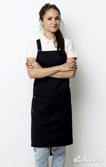 Китель поварской мужской черный оптом