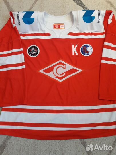 Игровой хоккейный свитер Спартак #4